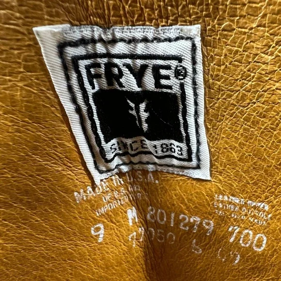 VTG 80s Frye Campus 14L Brown Leather Tall Riding Boots Womens Size 9M USA Made - Picture 10 of 14